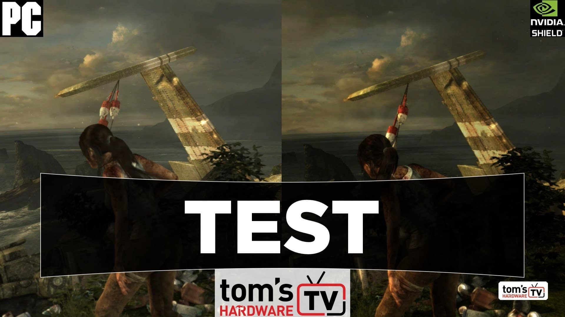 Image à la une de Tom's TV : bluffant portage natif de Tomb Raider sur Shield, comparé à la version PC