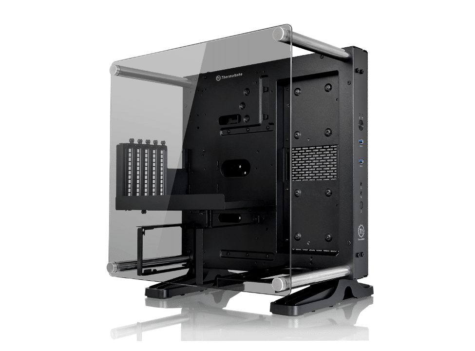 Image 2 : Boîtier Thermaltake Core P1 : toujours aussi ouvert, mais taillé pour le mini-ITX