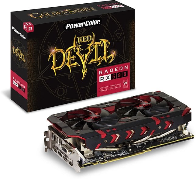 Image 3 : Red Devil RX 580 et RX 570 : des Radeon 2,5 slots ou à trois ventilateurs