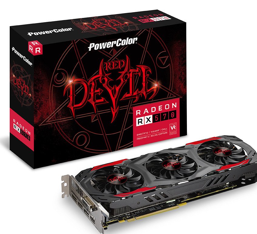 Image 7 : Red Devil RX 580 et RX 570 : des Radeon 2,5 slots ou à trois ventilateurs