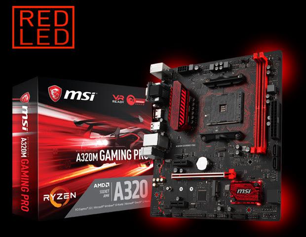 Image à la une de Cinq cartes mères A320 de MSI pour gamers et professionnels