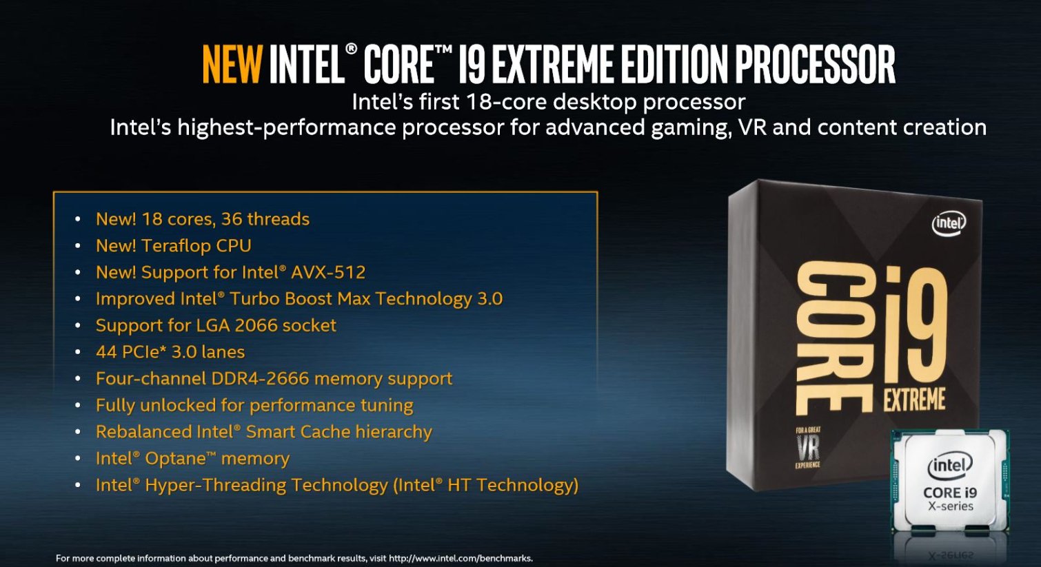 Image 9 : Computex : les Core i9 Skylake-X officiels, jusqu'à 18 coeurs pour écraser AMD