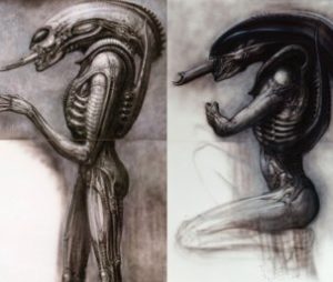 Image 1 : Diapo : les évolutions du xénomorphe des films Alien