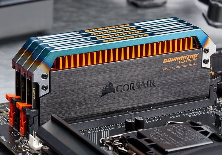 Image 1 : DDR4 Dominator Platinum Torque : dissipateur Corsair décoloré en édition limitée