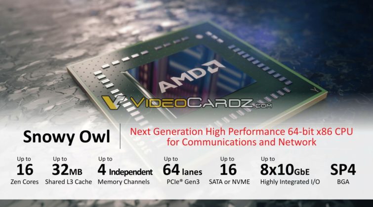 Image 2 : Roadmap CPU serveur AMD : 48 coeurs Zen et 96 threads en 7 nm dès 2018