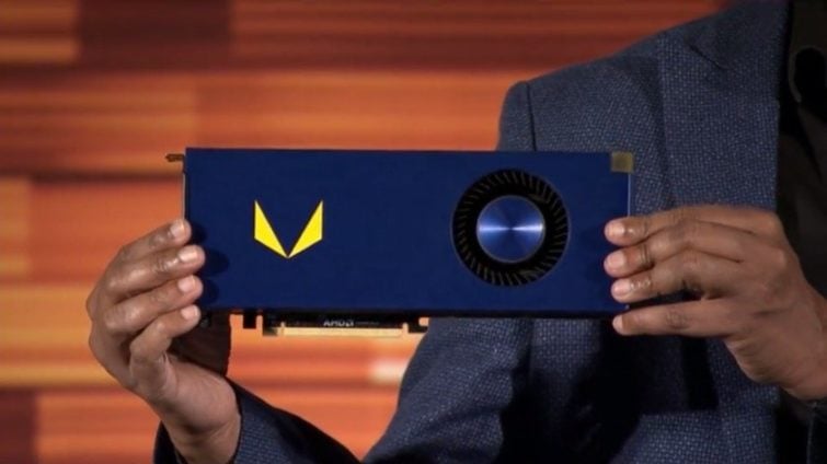 Image 1 : Radeon Vega 20 : 5 TFLOPS de plus que les NVIDIA Tesla V100 ?