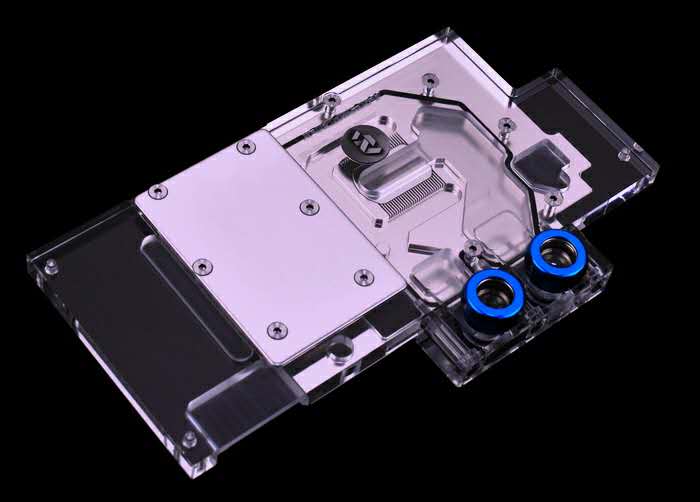 Image 2 : A-SP58PLAT-X : premier waterblock pour Radeon RX 580, façade en acrylique