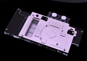 Image 5 : A-SP58PLAT-X : premier waterblock pour Radeon RX 580, façade en acrylique