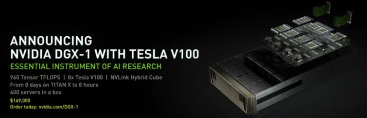 Image 1 : NVIDIA DGX et HGX : premiers supercalculateurs Volta, jusqu'à 8 Tesla V100