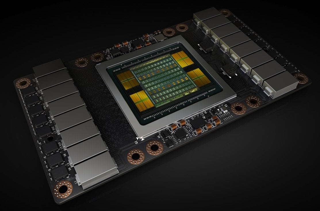 Image à la une de Nvidia GV100 : premier GPU Volta, 5376 coeurs CUDA, 120 TFlops