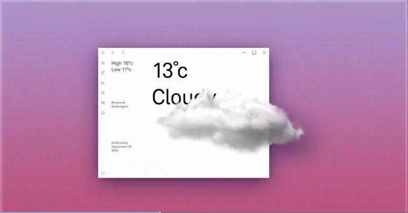 Image 12 : Vidéo : Fluent Design System, des bouts de Vista dans Windows 10