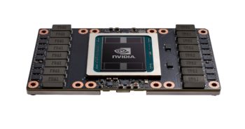 Image 1 : Nvidia GV100 : premier GPU Volta, 5376 coeurs CUDA, 120 TFlops