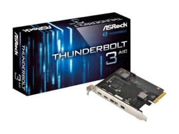 Image 1 : Carte PCIe Thunderbolt 3 ASRock : deux ports de 40 Gbit/s pour sa carte mère !