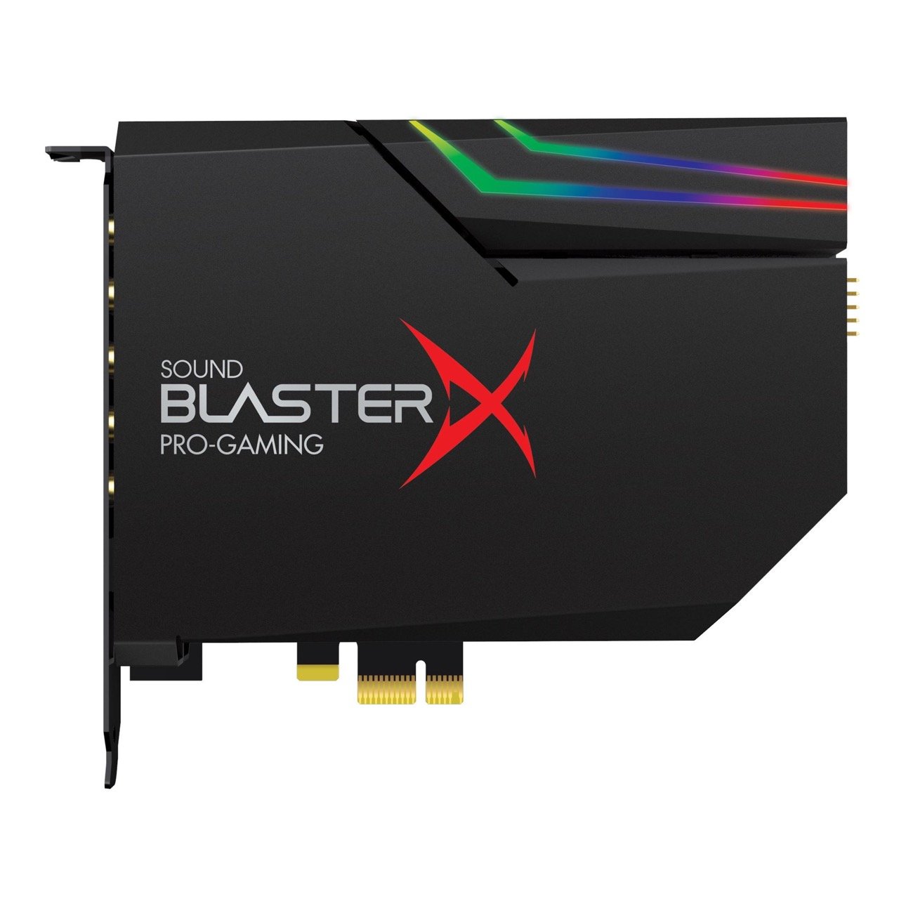 Image 1 : Sound BlasterX AE-5 : premier DAC 32 bits grand public, des LED à la pelle