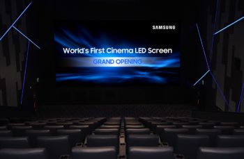 Image 1 : Le premier écran de cinéma à LED est installé dans une salle, caractéristiques