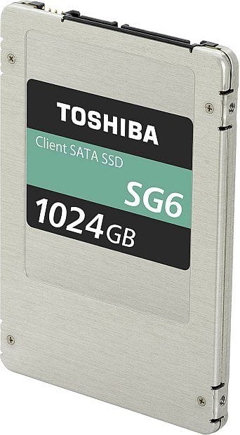 Image 1 : SG6 : nouvelle famille de SSD Toshiba, 1 To à 550 Mo/s