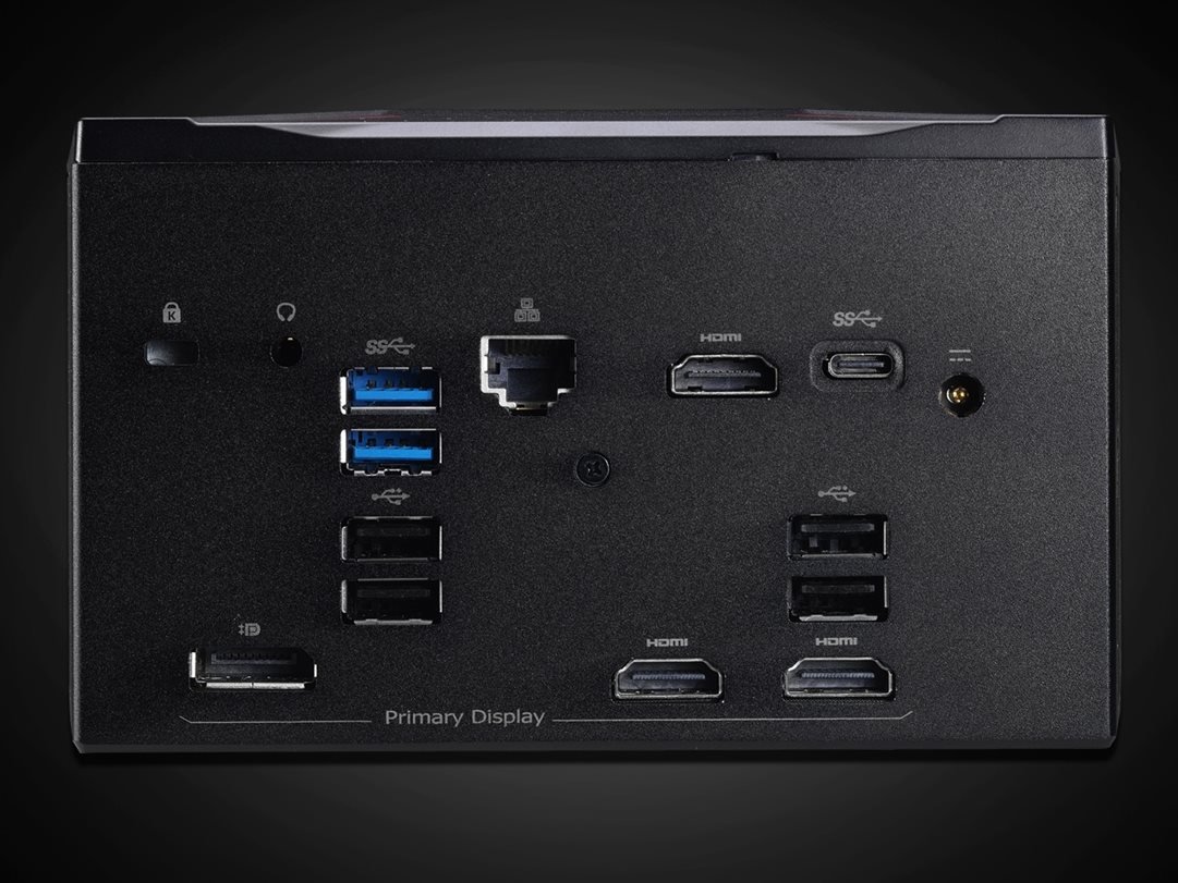 Image 2 : Une GeForce GTX 1060 3 Go dans le mini PC Gaming Shuttle X1