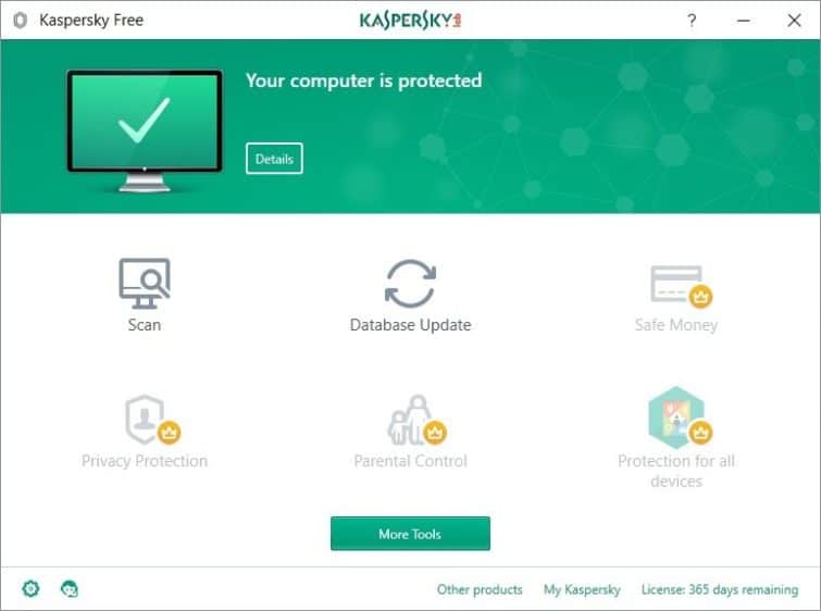 Image 1 : Diapo : Kaspersky Free, tout savoir sur les meilleures configurations