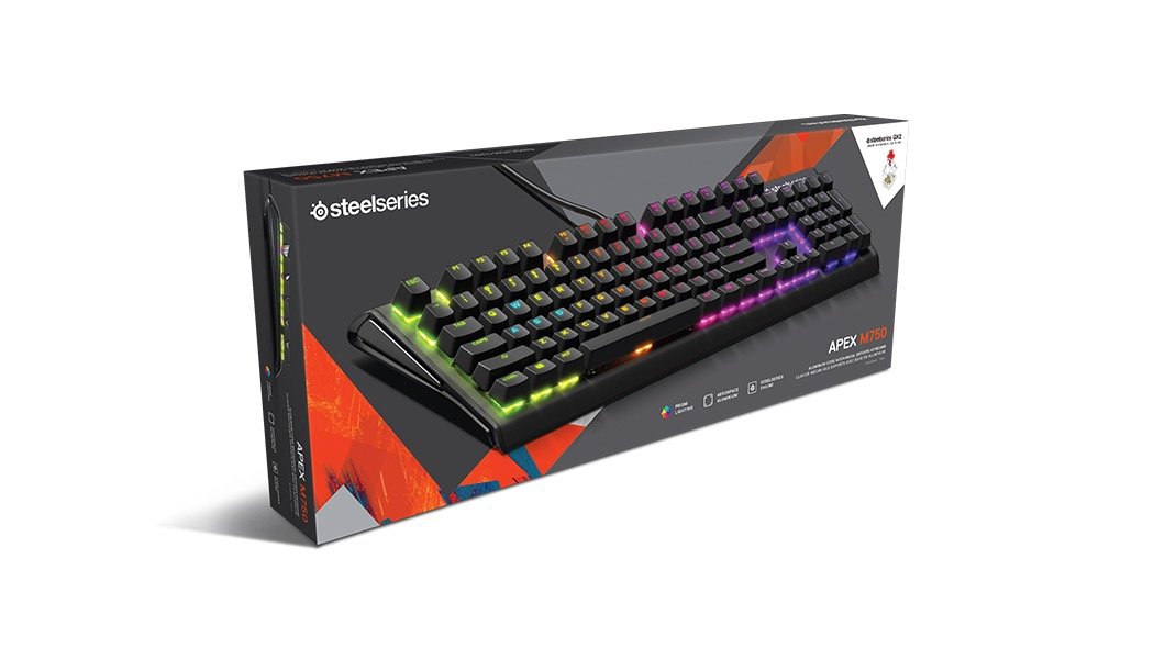 Image 5 : Apex M750 : premier clavier gaming SteelSeries avec switch QX2 RGB