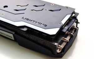 Image 3 : Overclocking : la MSI GTX 1080 Ti Lightning Z sous air, eau et azote !