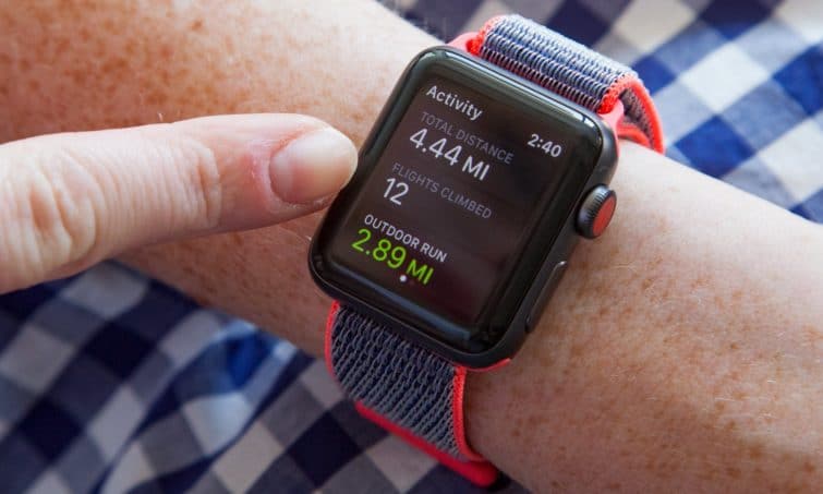 Image 1 : Test de la montre Apple Watch Series 3 avec GPS intégré
