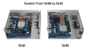Image 2 : Nouveau dissipateur SH2 moderne pour les boîtiers fanless Streacom FC8 Alpha