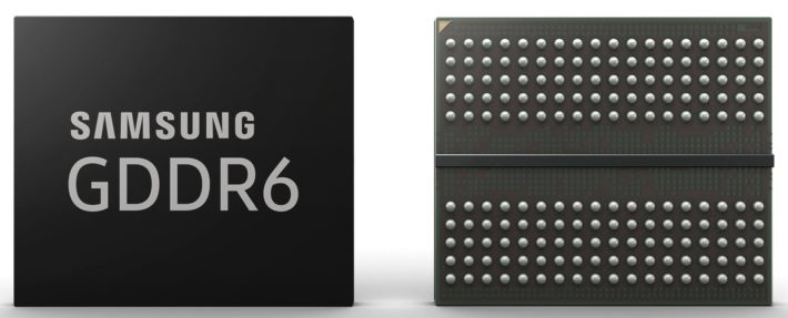 Image 1 : GDDR6 à 16 Gbit/s : Samsung annonce ses premiers modules de 2 Go