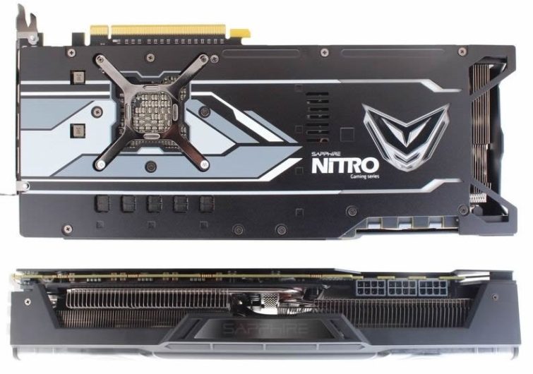 Image 2 : Radeon RX Vega Nitro+ : trois connecteurs PCIe pour les cartes de Sapphire