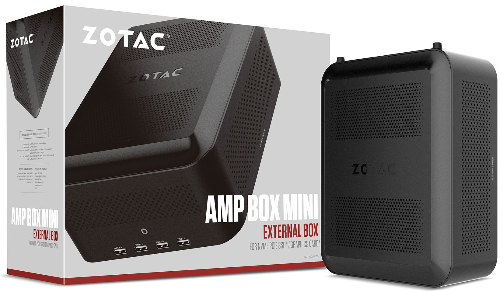 Image à la une de Zotac AMP BOX : des boîtiers externes pour brancher ses GPU en Thunderbolt 3