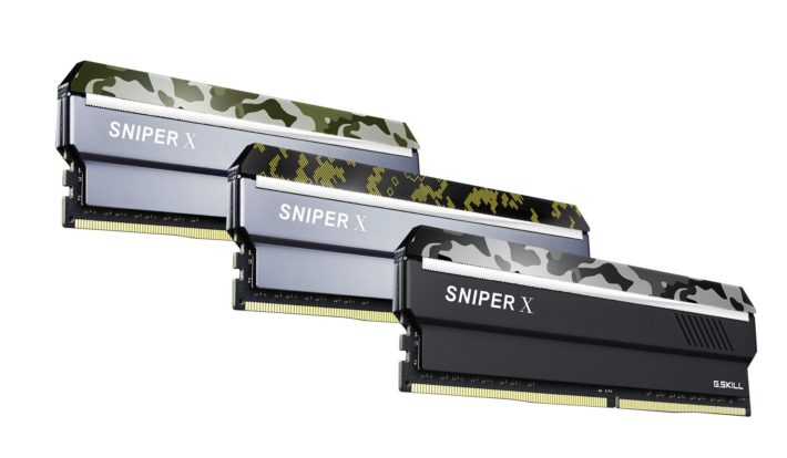 Image 1 : G.SKILL Sniper X : de la DDR4 à camouflage militaire