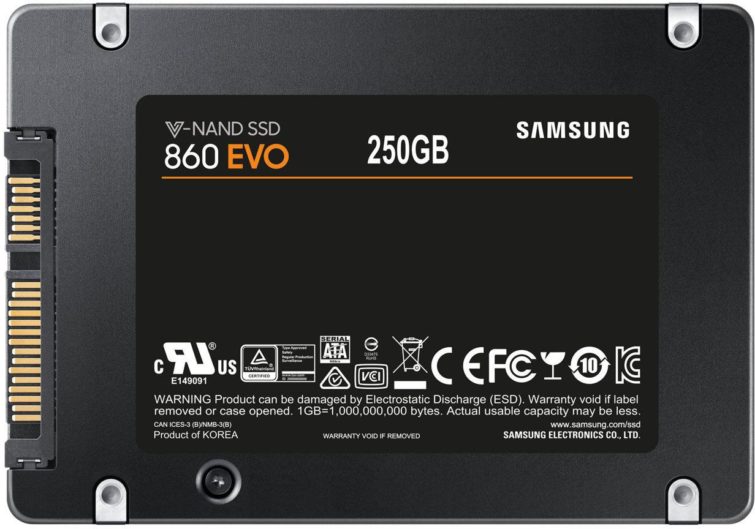 Image 1 : 860 EVO : premières informations sur le futur SSD de Samsung, jusqu'à 4 To