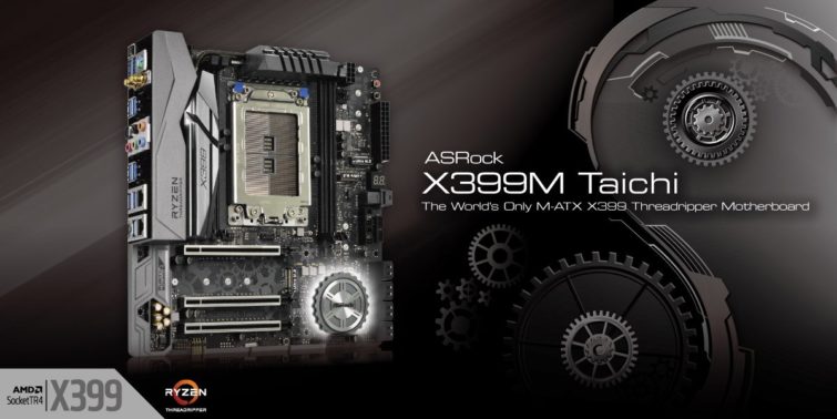 Image 1 : AsRock tente l'impossible : carte mère Micro-ATX pour Threadripper !