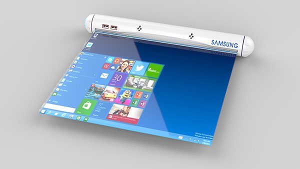 Image 1 : Bientôt des tablettes à écrans enroulables chez Samsung ?
