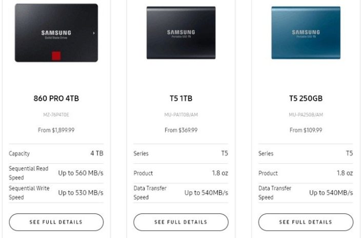 Image 1 : Le SSD Samsung 860 Pro monte à 4 To, caractéristiques et prix en fuite
