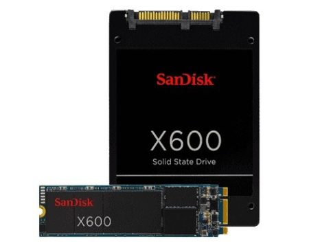 Image 1 : X600 : premier SSD grand public SanDisk avec NAND à 64 couches, jusqu'à 2 To