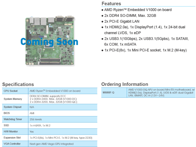 Image 1 : AMD V1000 : Zen s'attaque aux SoC embarqués