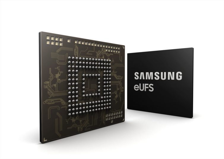 Image 1 : Samsung : mémoire flash eUFS de 256 Go pour les voitures autonomes, à 850 Mo/s