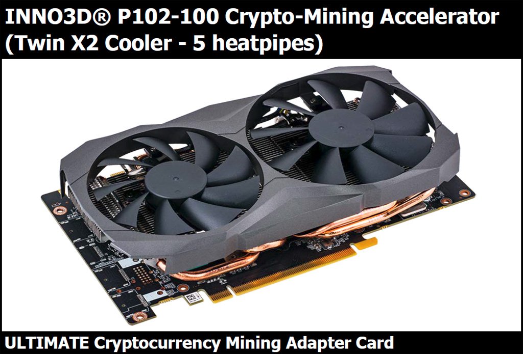 Image à la une de NVIDIA P102 100 : GTX 1080 Ti bridée pour le minage de cryptomonnaie