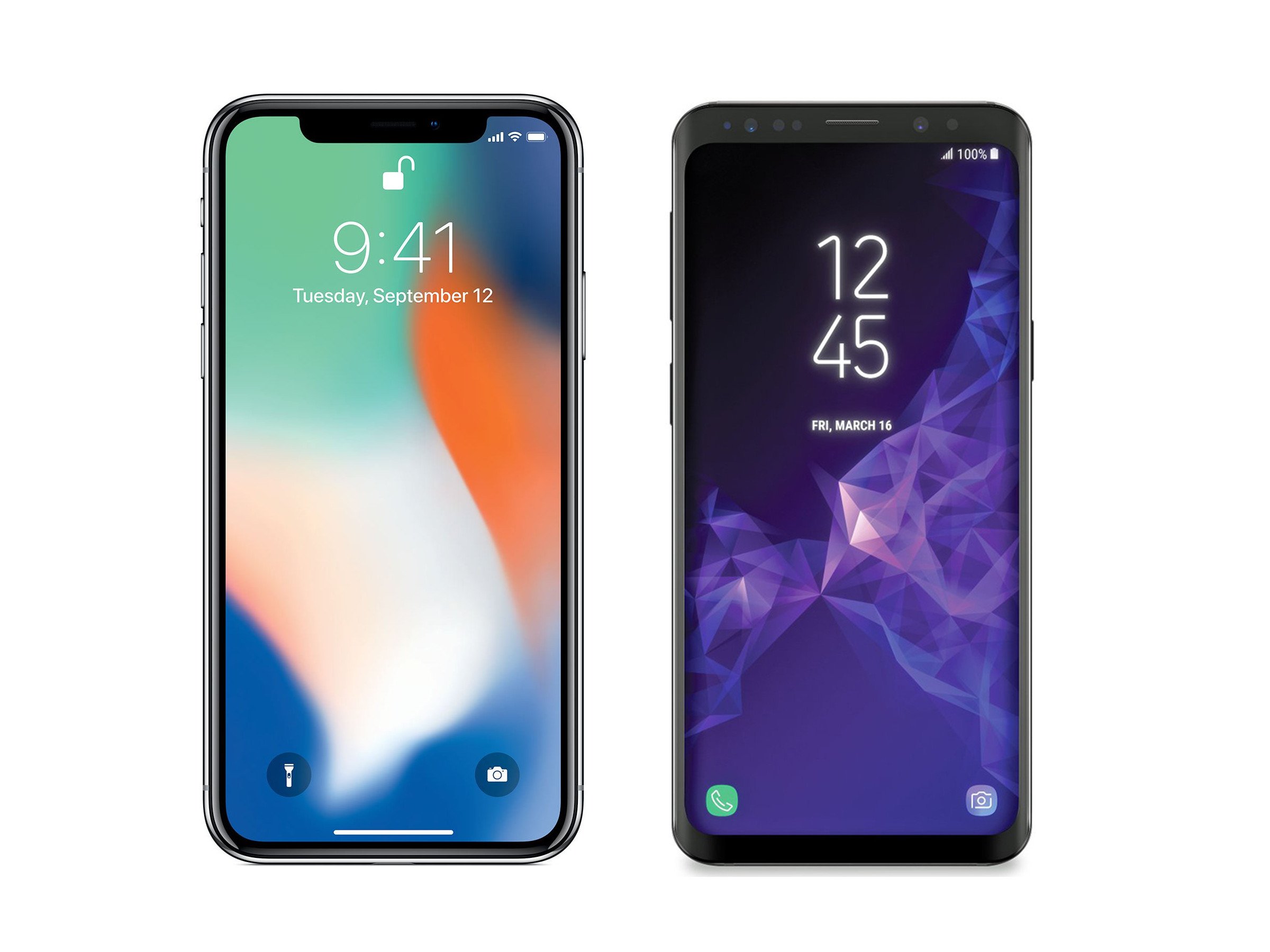 Image à la une de L'écran OLED du Samsung Galxy S9 surpasse celui de l'iPhone X