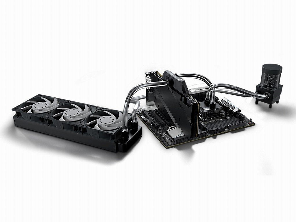 Image à la une de EKWB A360G : kit de watercooling à boucle ouverte pour CPU et GPU