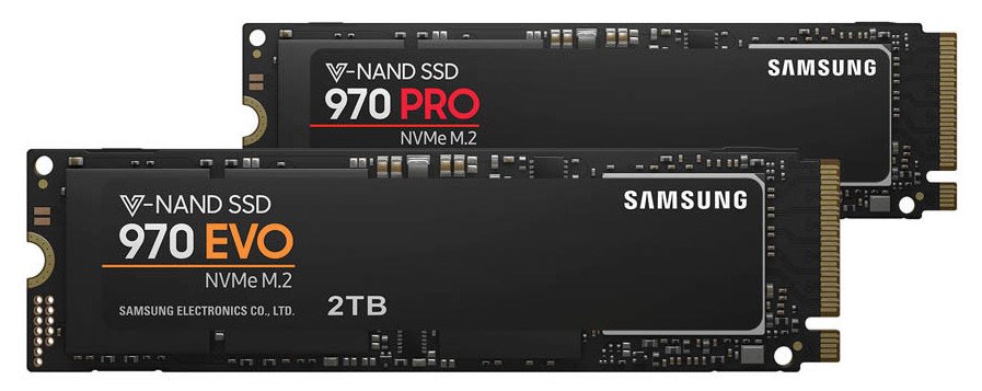 Image à la une de 970 Pro et 970 Evo : premiers SSD NVMe Samsung de 2 To à moins de 1000 €