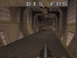 Image 1 : Video : vkQuake 1.0, portage optimisé de Quake 1 sous Vulkan