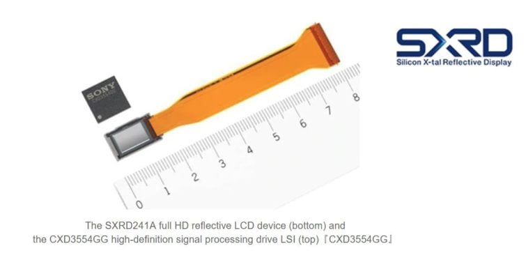Image 1 : Sony signe le plus petit réflecteur LCD Full HD pour mini-projecteurs