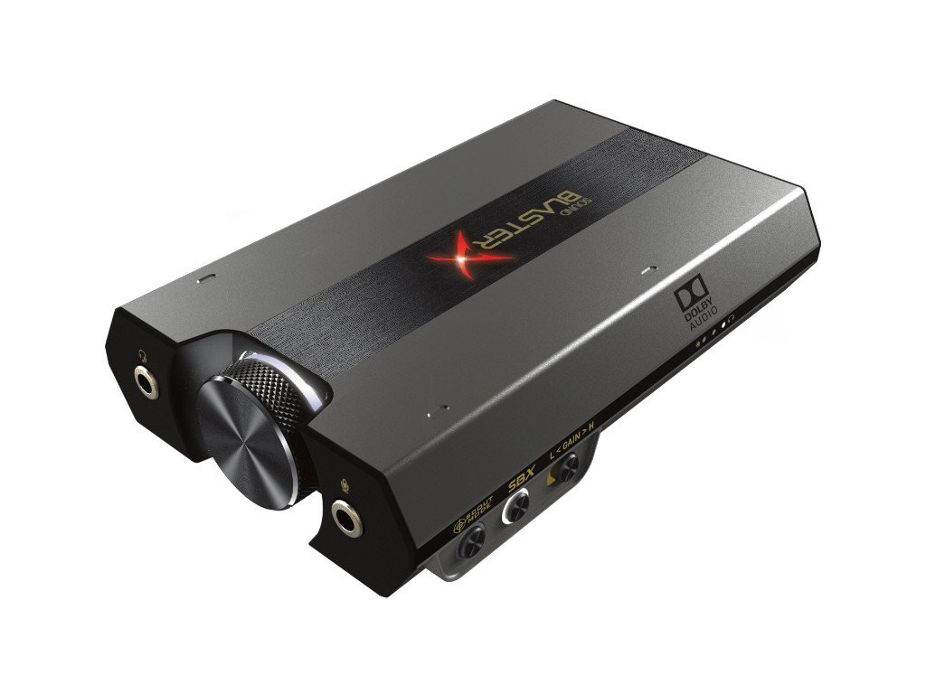 Image à la une de Sound BlasterX G6 : carte son externe PC et consoles en 32 bits 384 KHz