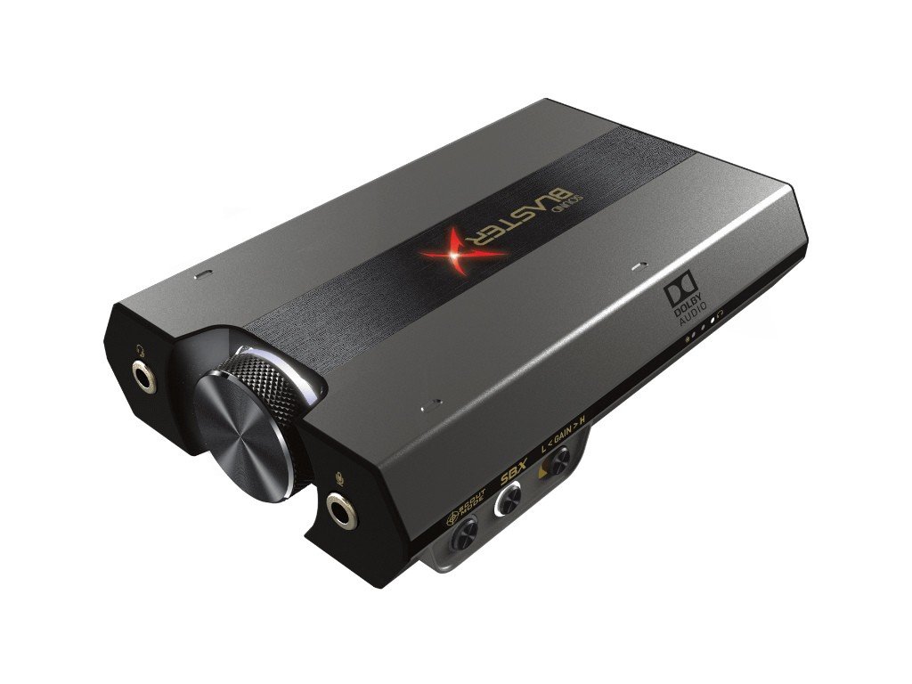 Image à la une de Sound BlasterX G6 : carte son externe PC et consoles en 32 bits 384 KHz