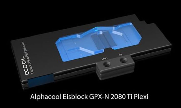 Image 3 : Les premiers waterblocks pour GeForce RTX, signés Alphacool