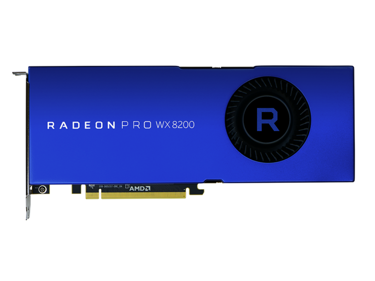 Image 1 : AMD Radeon Pro WX 8200 : une petite WX 9100, avec un prix plus attractif