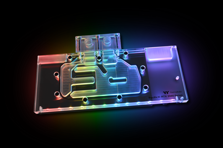 Image 1 : Thermaltake lance ses premiers waterblocks RGB pour GeForce RTX