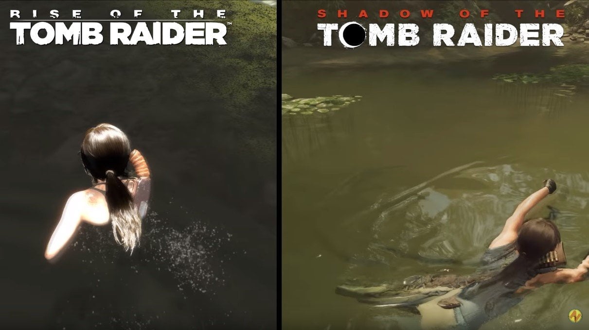 Image à la une de Vidéo : les graphismes du dernier Tomb Raider face à au précédent