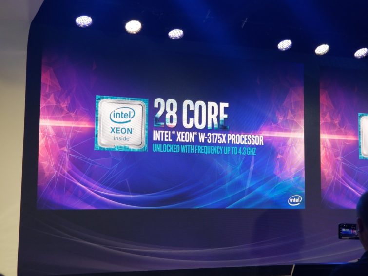 Image 1 : Intel Xeon W-3175X : CPU 28 coeurs monstre, jusqu’à 512 Go de RAM